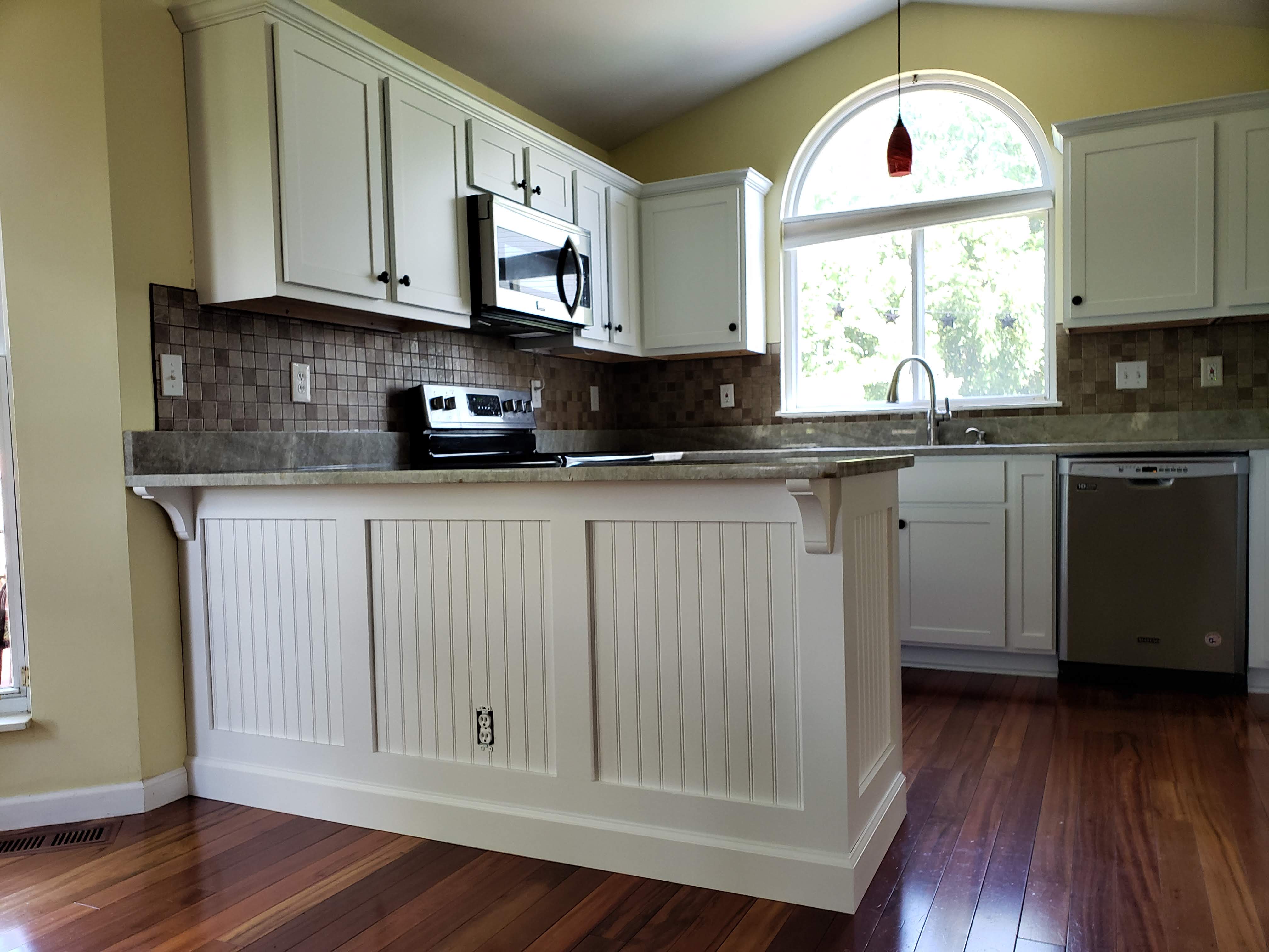 Before and After Island/Peninsula Trim Packages